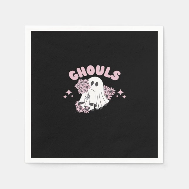 Ghouls Just Wanna Have Fun Halloween Art Basic Sty Napkin (Front)