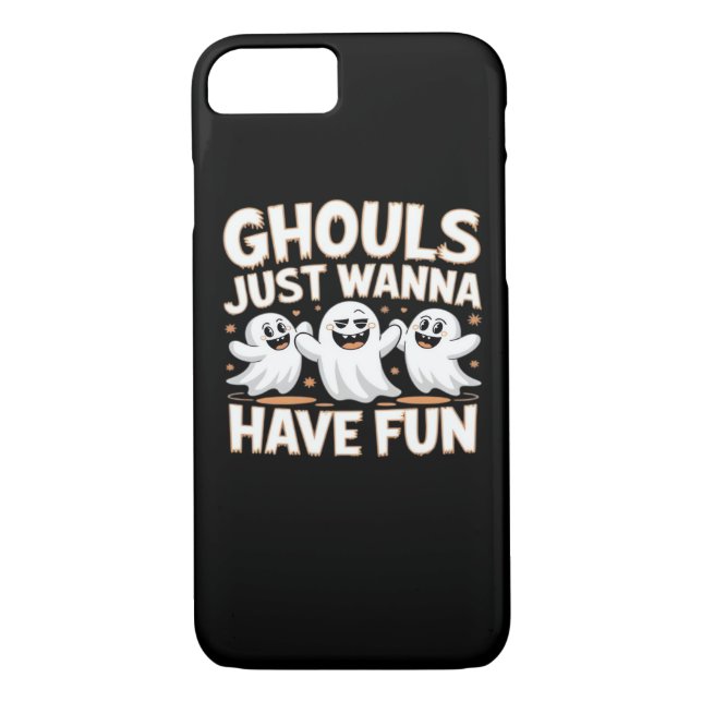 Ghouls Just Wanna Have Fun - Halloween Basic Style Case-Mate iPhone Case (Back)