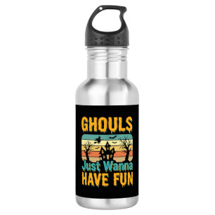 Ghouls Just Wanna Have Fun Halloween Design_1 532 Ml Water Bottle
