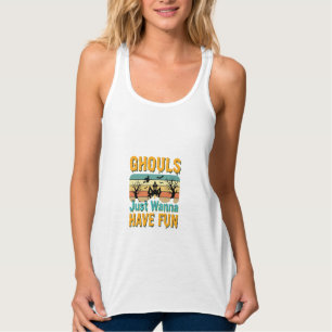 Ghouls Just Wanna Have Fun Halloween Design_1 Singlet