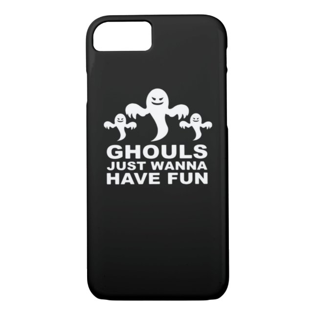 Ghouls Just Wanna Have Fun Halloween Funny Feeling Case-Mate iPhone Case (Back)
