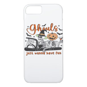 Ghouls Just Wanna Have Fun – Halloween Skeletons D Case-Mate iPhone Case