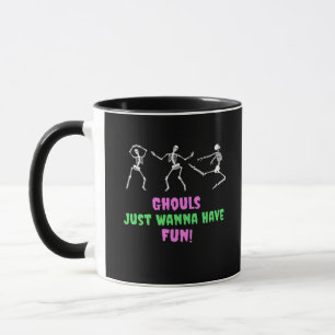 Ghouls Just Wanna Have Fun Lazy Sloth Mug