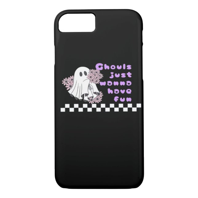 Ghouls Just Wanna Have Fun – Sloth in a Costume Case-Mate iPhone Case (Back)