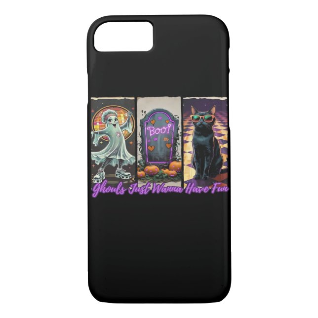 Ghouls Just Wanna Have Fun Sloth Style Case-Mate iPhone Case (Back)