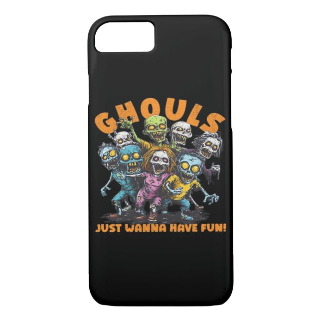 Ghouls Just Wanna Have Fun Spooky and Case-Mate iPhone Case (Back)