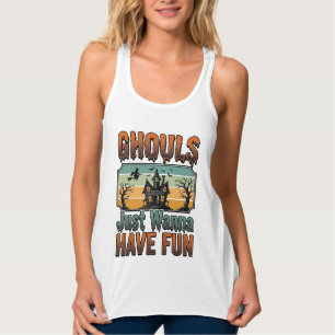 Ghouls Just Wanna Have Fun Vintage Halloween Singlet