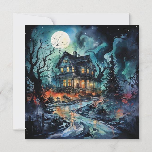 👻🎉 Ghouls Night In: A Spooktacular Soiree! 🎉👻 Invitation (Front)