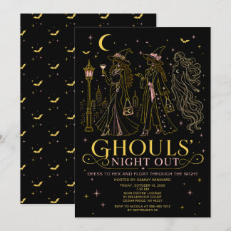 Ghouls’ Night Out Halloween Girls’ Night Invitation