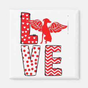 Ghound Valentines Day Love Valentine Cute Heart  Magnet