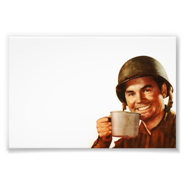 GI Cuppa Joe Photo Print (Front)