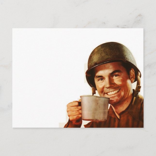 GI Cuppa Joe Postcard (Front)