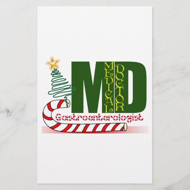 GI GASTROENTEROLOGIST MERRY CHRISTMAS (Front)