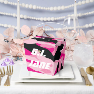 GI JANE Military Camouflage Shower Sprinkle Party Favour Box