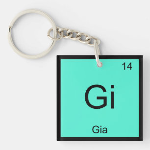 Gia Name Chemistry Element Periodic Table Key Ring