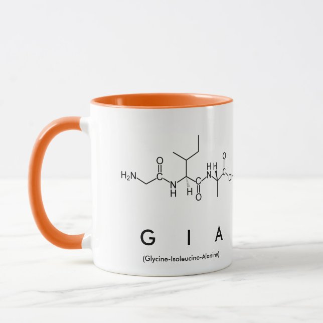 Gia peptide name mug (Left)
