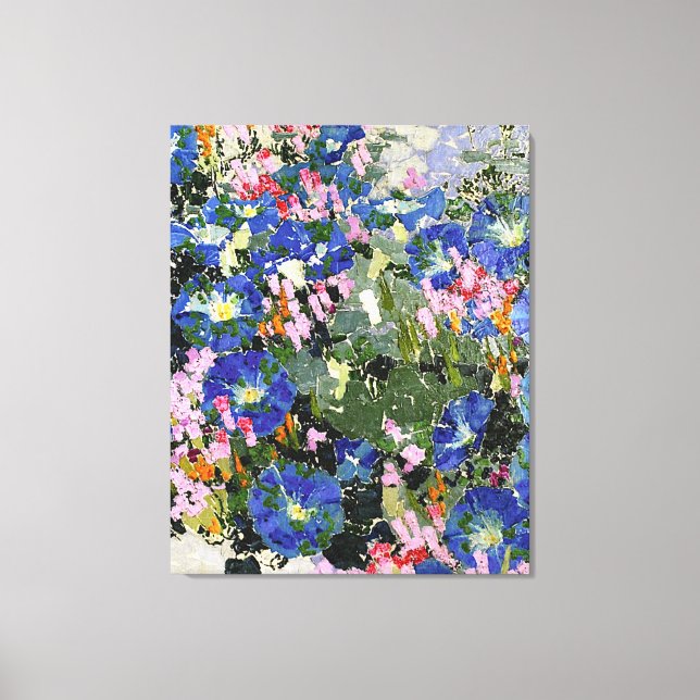 Giacometti - Blau Winden Canvas Print (Front)