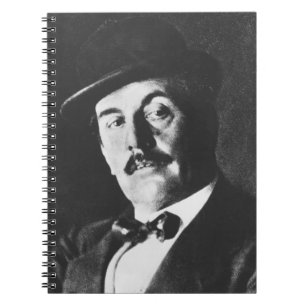 Giacomo Puccini (1858-1924) 1924 (photolitho) (b/w Notebook