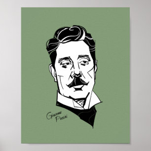 Giacomo Puccini Poster