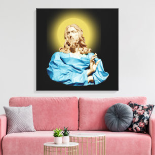 Gian Lorenzo Bernini Bust of Christ 1679 Canvas Print