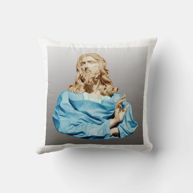 Gian Lorenzo Bernini Bust of Christ 1679  Cushion (Back)