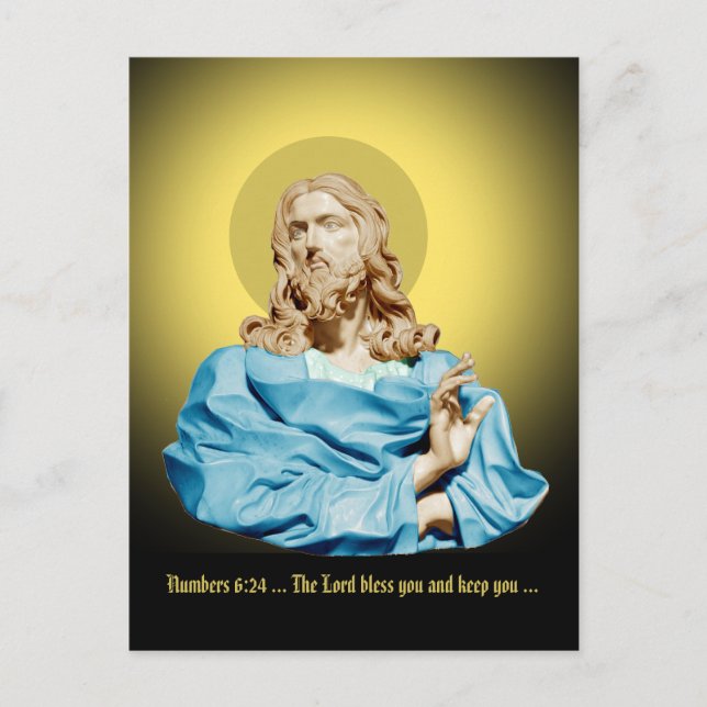 Gian Lorenzo Bernini Bust of Christ 1679 Postcard (Front)