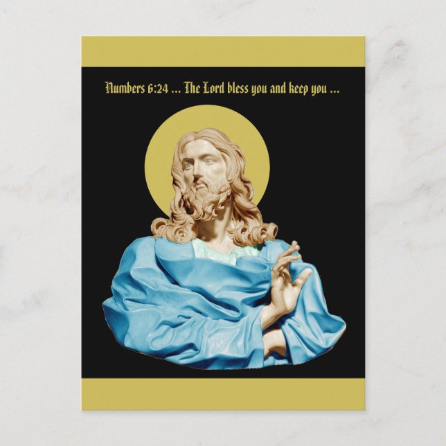 Gian Lorenzo Bernini Bust of Christ 1679 Postcard (Front)