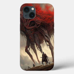 Giant Alien Walking Science Fiction Horror Art iPhone 13 Case