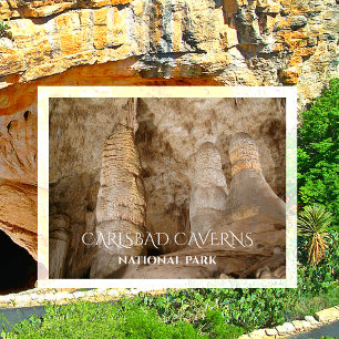 Giant and Twin Domes, Carlsbad Caverns NP Postcard