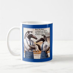 Giant Anteater Domestic Quarrels by Rick London Coffee Mug