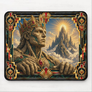 Giant, Art Deco Mythical Mouse Pad