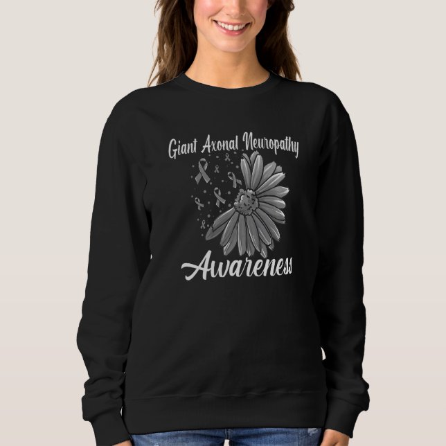 Giant Axonal Neuropathy Awareness Brain Disease Re Sweatshirt (Front)