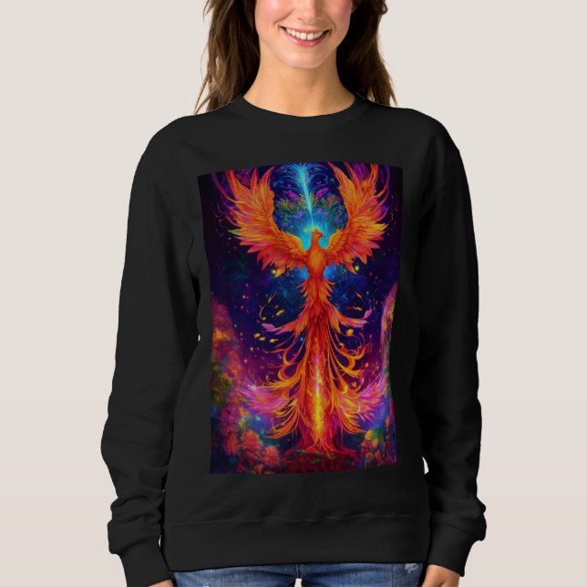 giant bird art in magical form sweatshirt (Front)