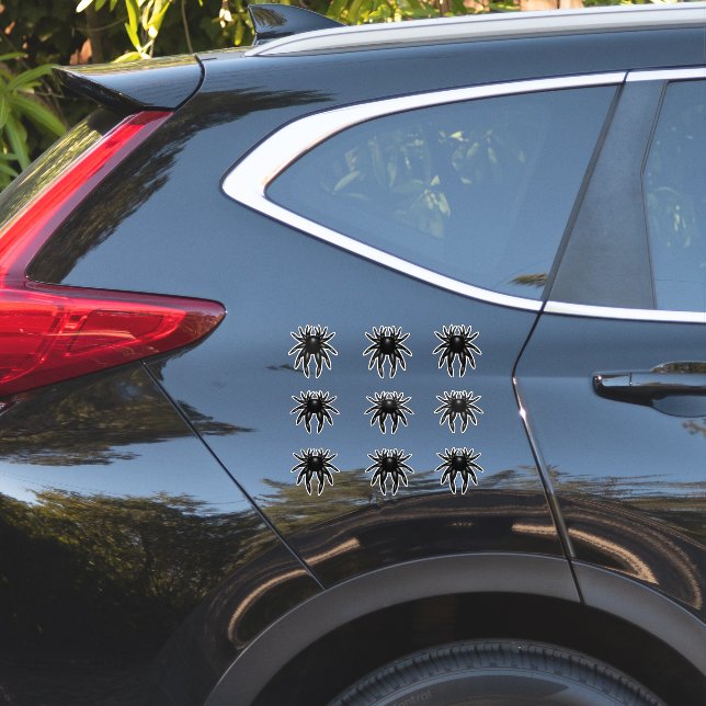 Giant Black Cyber Spider (Car Side)
