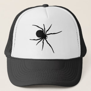 Giant Black Spider Trucker Hat