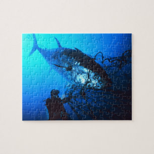 Giant Bluefin Tuna Caught in a Net Jigsaw Puzzle