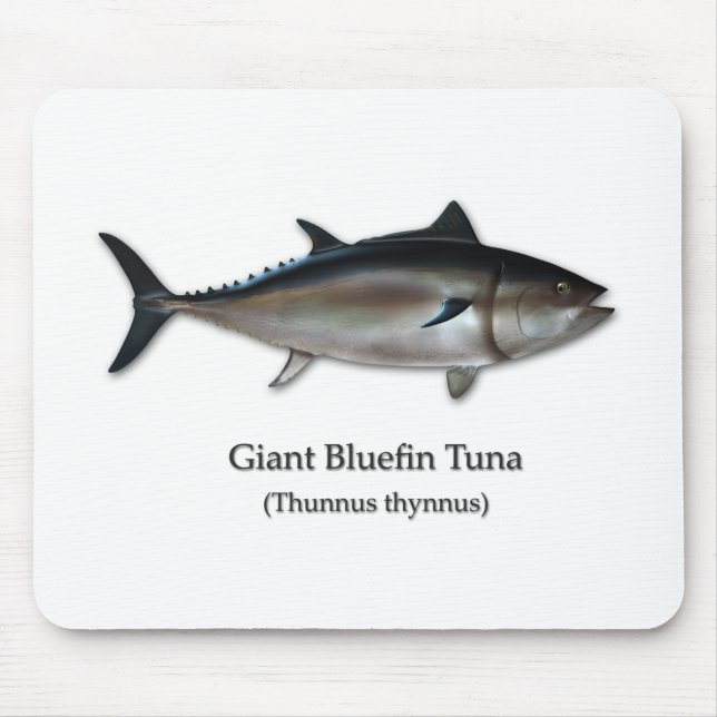 Giant Bluefin Tuna Mouse Pad (Front)