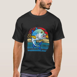 Giant Bluefin Tuna Retro Bluefin fishing Tuna Fish T-Shirt