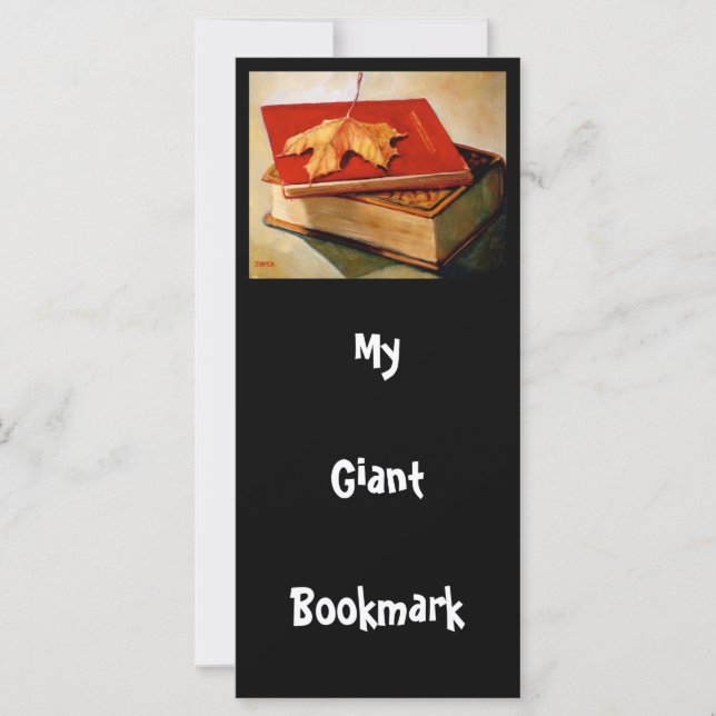 GIANT BOOKMARK: ART: BOOKS: LEAF (Front)
