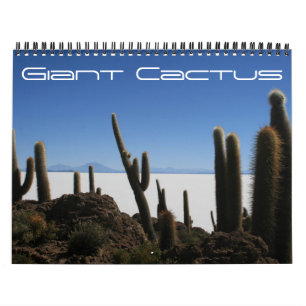 giant cactus 2026 calendar