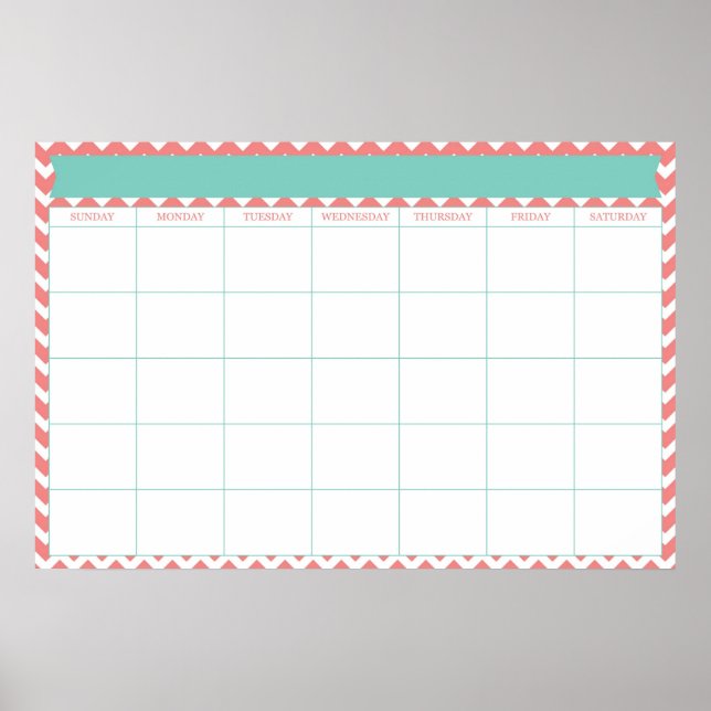 Giant Calendar Poster (Front)