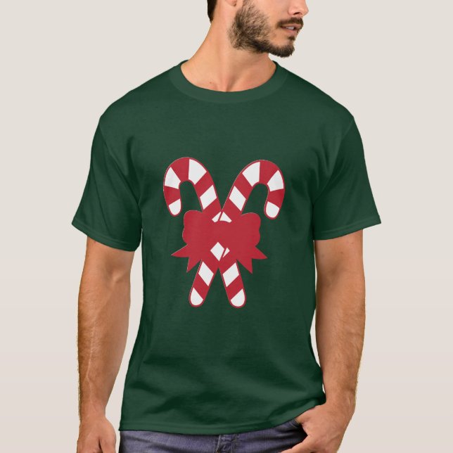 Giant Candy Canes T-Shirt (Front)
