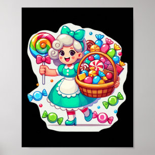 Giant Candy Land Game Crew Candy Land Costumes Adu Poster