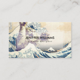 Giant Cat Wave – The Great Wave off Kanagawa Business Card