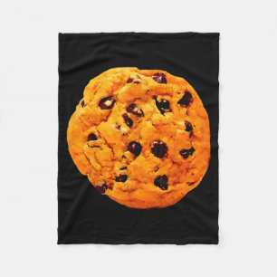 Giant Chocolate Chip Cookie Fleece Blanket