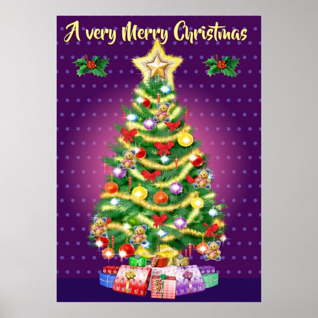 Giant Christmas Tree poster christmas (Front)