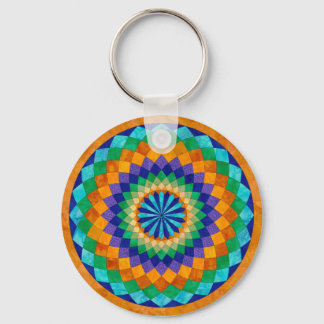 Giant Dahlia Keychain