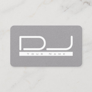 Giant DJ cover modern artistic Business Card