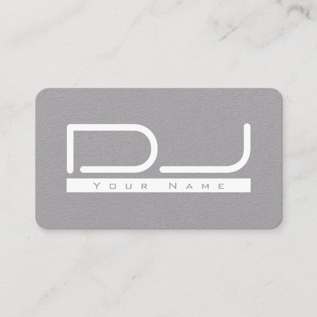 Giant DJ cover modern artistic Business Card (Front)