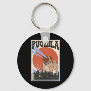 Giant Dog Doggy City Animal Lover Bulldog Dog Key Ring